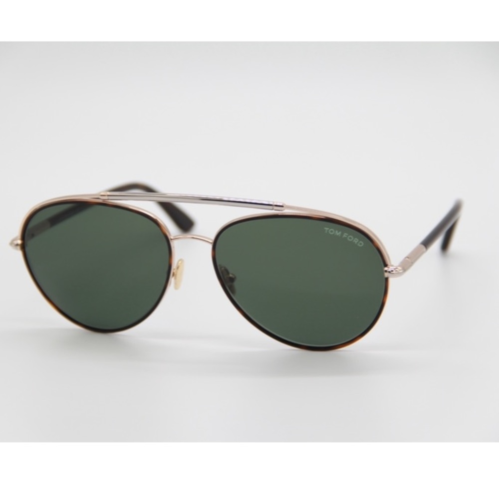 NEW TOM FORD CURTIS TF748 52N UNISEX AVIATOR SUNGLASSES TOM FORD FT0748/S GREEN - Picture 11 of 16